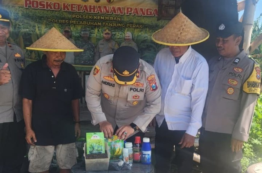 Polres Pelabuhan Tanjungperak Salurkan Bantuan untuk Tingkatkan Produktivitas Pertanian