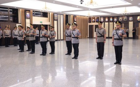 Kapolri Pimpin Sertijab di Mabes Polri