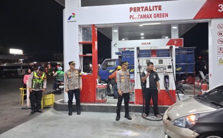 Polres Malang Pantau SPBU, Pastikan Stok BBM Aman